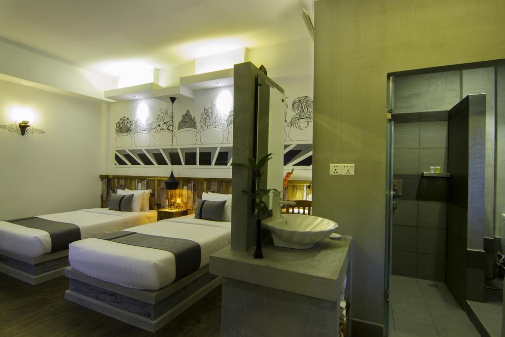 Double Leaf Boutique Hotel Phnom Penh Rom bilde